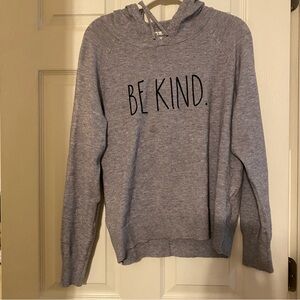 Rae Dunn Gray 'Be Kind' Hoodie
